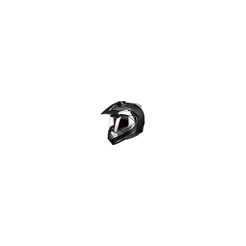 Casco de moto Dual Sport ILM L13 Carbon Fiber Black