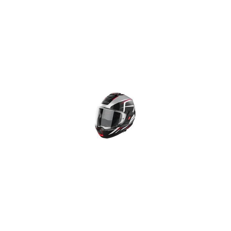 Casco N120-1 Nightlife n-com 27 Bco/Ngo/Rjo M Nolan