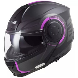 CASCO ABATIBLE LS2 SCOPE II ARCH TITANIUM MATE/ROS FF902 SIN PINLOCK