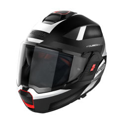 Casco N120-1 Subway n-com 21 Ngo/Bco/Rjo Nolan