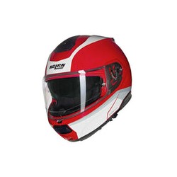 Casco N100-6 Incognito N-com 345 Rjo/Bco/Gris Nolan